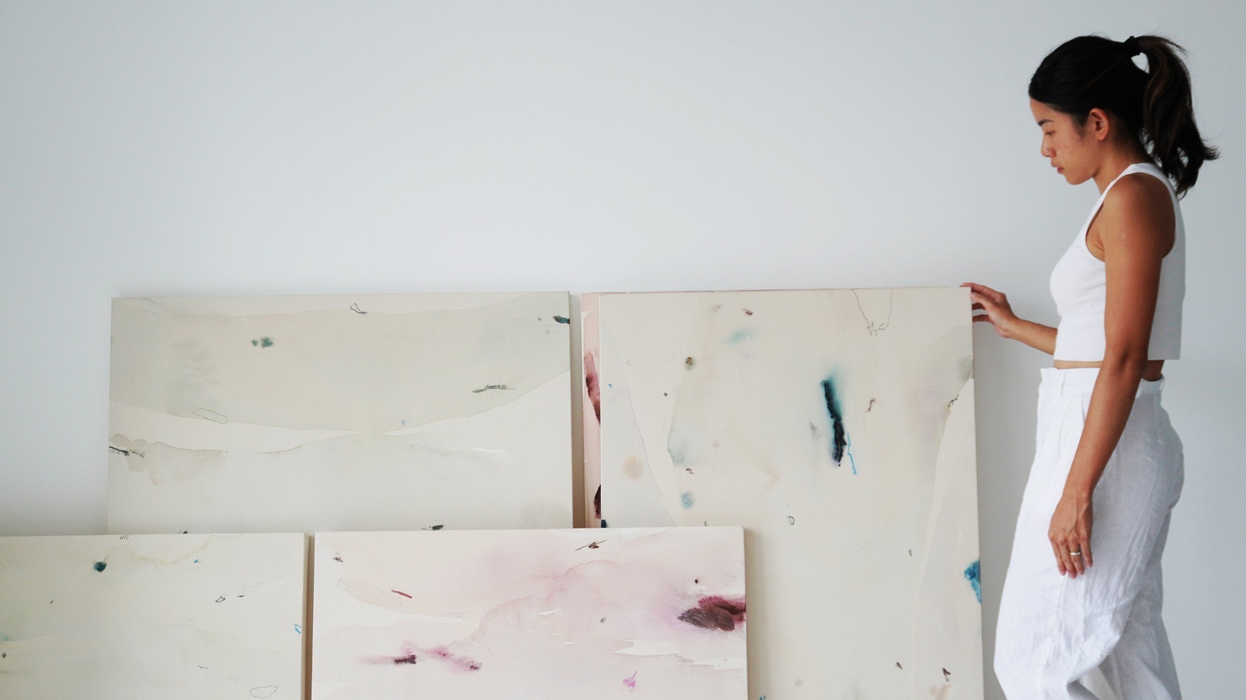 Lin Wong in her Bali studio